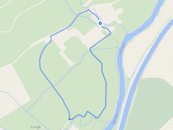 Google Map for Nursery Trail (Green Route) Fort Augustus